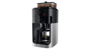 Philips Edelstahl-​Kaffeeautomat "Grind & Brew"